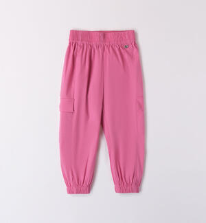 Girls' pink trousers