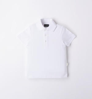 Boys' short-sleeved polo shirt