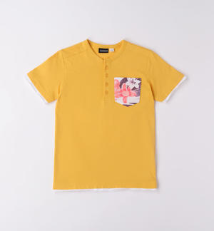 Boys' Henley polo shirt