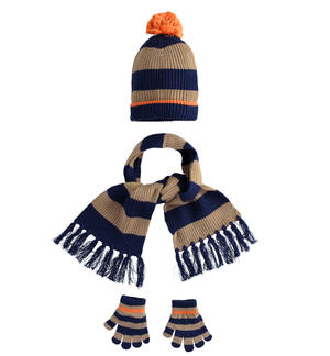 Hat, scarf and gloves set BEIGE