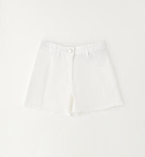 Shorts bambina in cotone