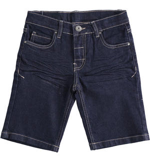 Boys organic cotton denim shorts BLUE
