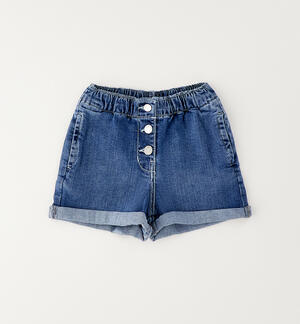 Girls' denim shorts