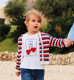 T-shirt bambina bianca