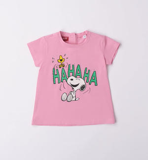 T-shirt bambina con Snoopy
