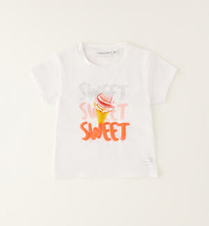 T-shirt da bambina con scritte