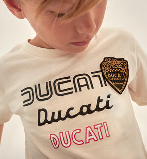 Ducati T-shirt for boys in 100% cotton