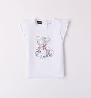 Girls' teddy bear T-shirt