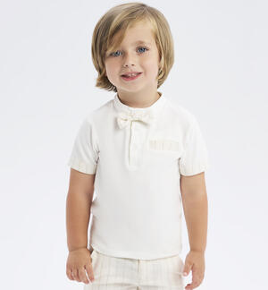 Boys' T-shirt with bow tie