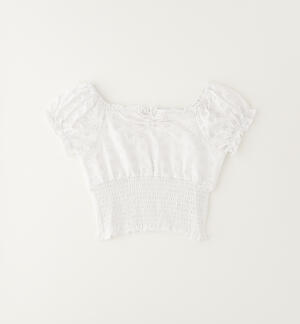 Top arricciato ragazza