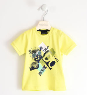 100% cotton boys¿ t-shirt with different graphics YELLOW