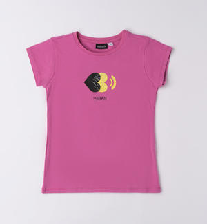 T-shirt avvitata ragazza VIOLA