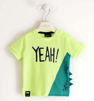 Boy t-shirt with cute ridge GREEN
