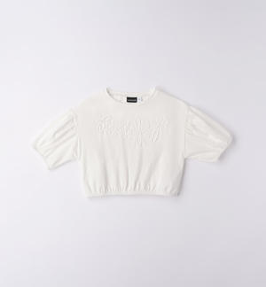 Girl's T-shirt with elastic
