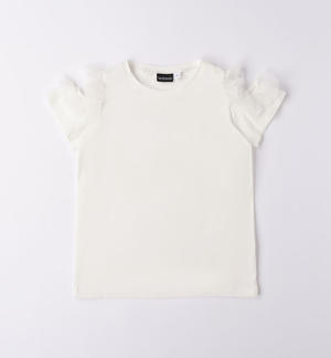 Girl's tulle T-shirt