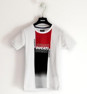 Ducati t-shirt for boys WHITE