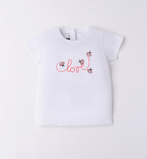 T-shirt Love bambina