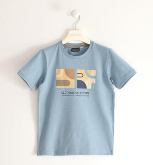 T-shirt per bambino con stampe diverse AZZURRO
