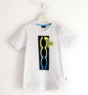 Sarabanda Fiat 500 t-shirt for boys WHITE