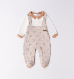 Baby boy chenille romper