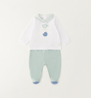 Two-piece baby romper