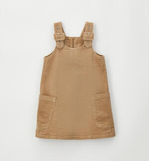 Girls' dungaree dress