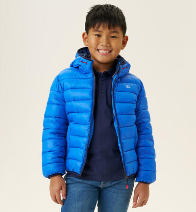 Boys' 100-gram padded jacket BLUE