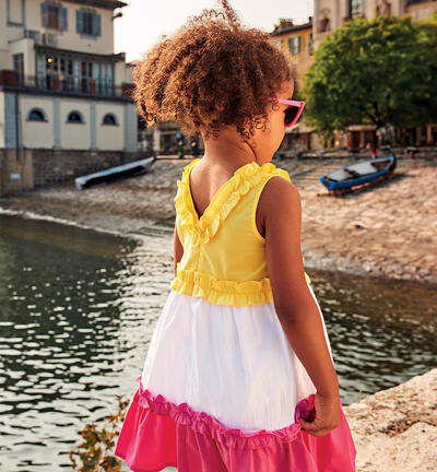 Girls' summer dress YELLOW