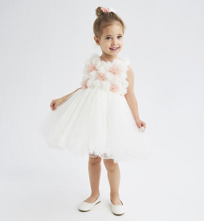 Girls' occasion wear dress CREAM