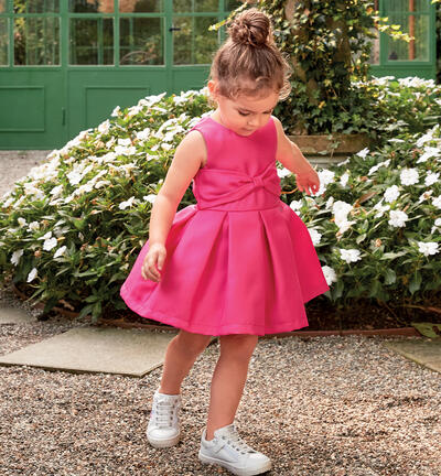 Girl's fuchsia occasion wear dress FUCHSIA