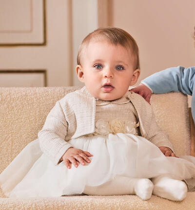 Baby girl formal dress CREAM
