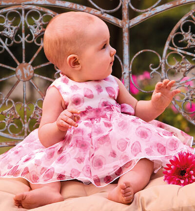 Formal dress for newborn girl PINK