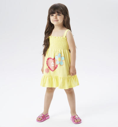 Abito estivo bambina GIALLO