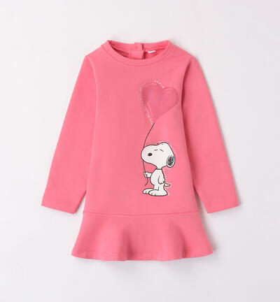 Abito rosa Snoopy per bambina ROSA