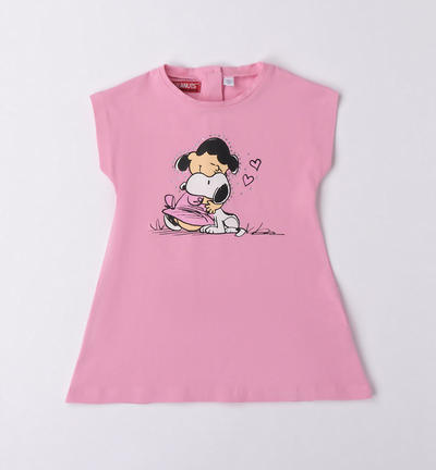 Girl's Snoopy motif dress PINK