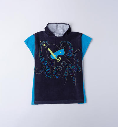 Accappatoio mare bambino BLU