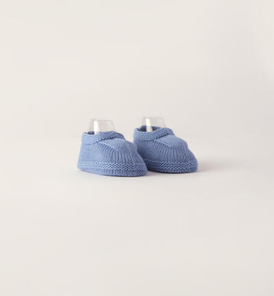Minibanda baby booties LIGHT BLUE