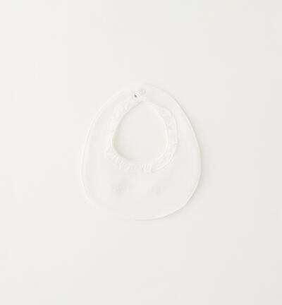 Baby girl bib CREAM