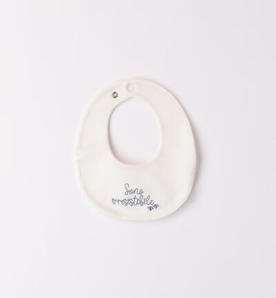 Bavetta neonato Minibanda BLU