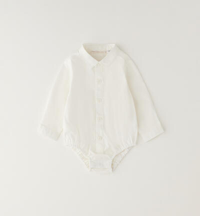 Baby shirt bodysuit CREAM