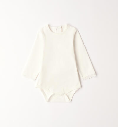 Minibanda baby bodysuit CREAM