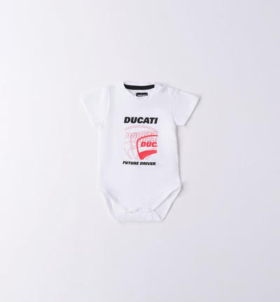 Ducati baby boys' bodysuit WHITE