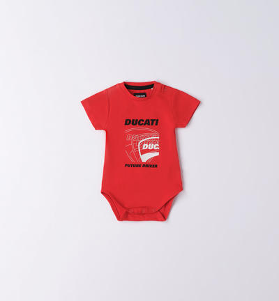 Ducati baby boys' bodysuit RED