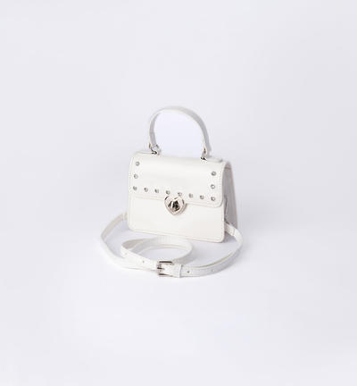 Girl's shiny bag CREAM