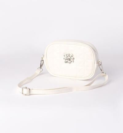 Girls' cream bag CREAM