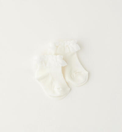 Minibanda baby socks CREAM