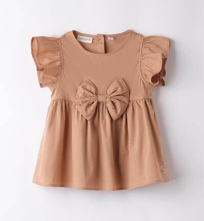 Camicetta per bambina MARRONE