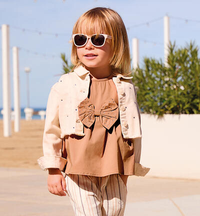 Camicetta per bambina MARRONE