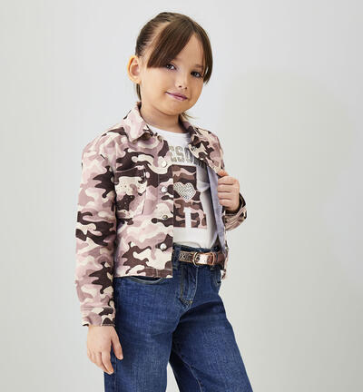 Spotted girl's shirt PINK