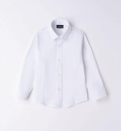 Boys' white shirt WHITE